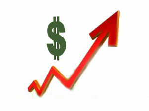 business increase dollar sign